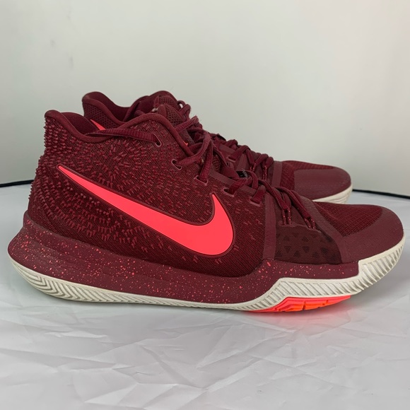 maroon basketball sneakers